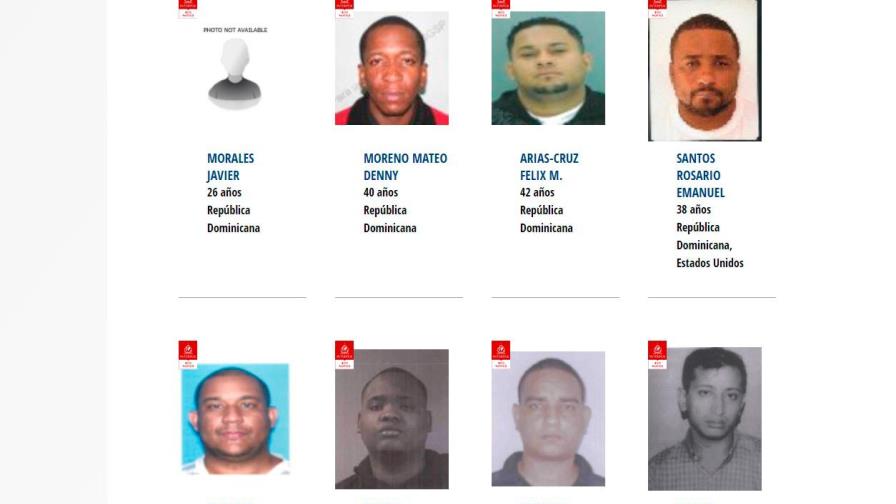 Quirinito y otros 17 dominicanos en la lista de prófugos de la Interpol