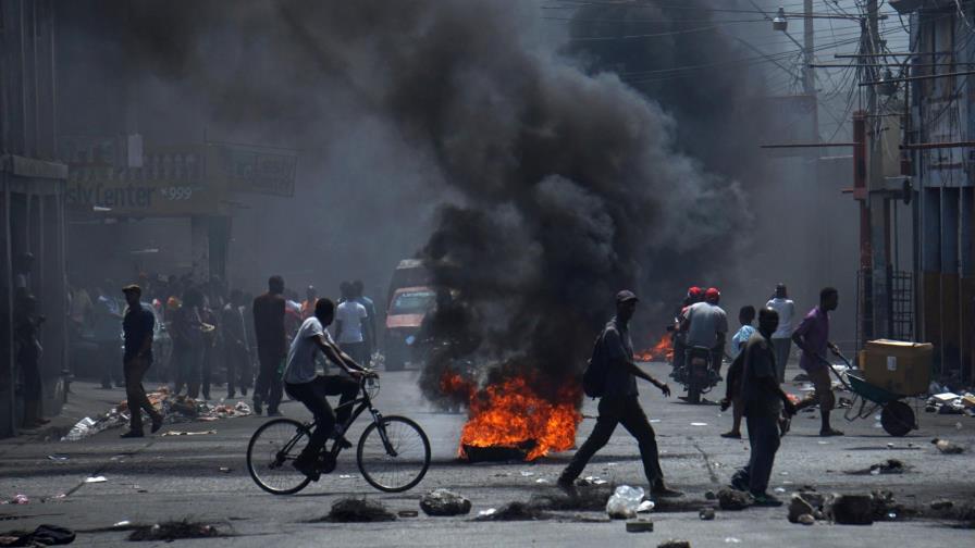 Protestan nuevamente en Haití contra el presidente Jovel Moise