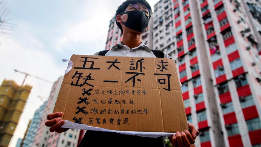 Pekín tilda de “injerencia” postulación del “Pueblo de Hong Kong” al Nóbel de la Paz 