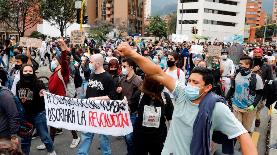 Denuncian la desaparición de 87 personas durante las protestas en Colombia