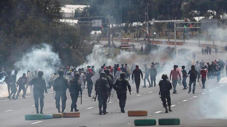 Gobierno reitera disposición a diálogo en Ecuador, donde se mantiene protesta