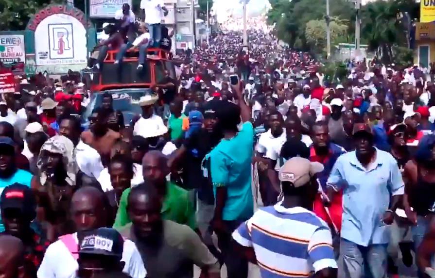 Reportan un muerto y un herido en protestas en Haití