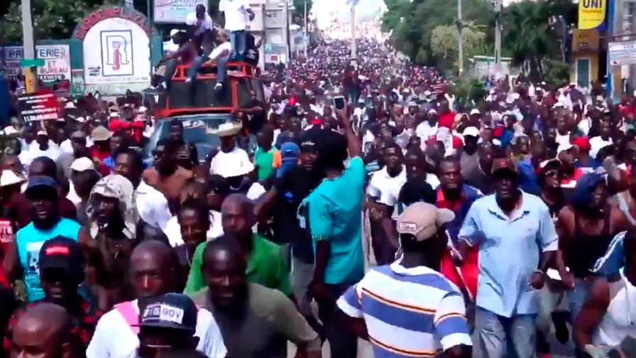 Reportan un muerto y un herido en protestas en Haití Reportan un muerto y un herido en protestas en Haití