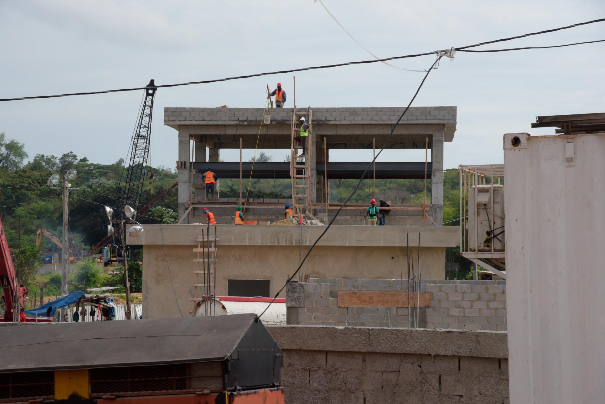 Esta es parte de la estación eléctrica