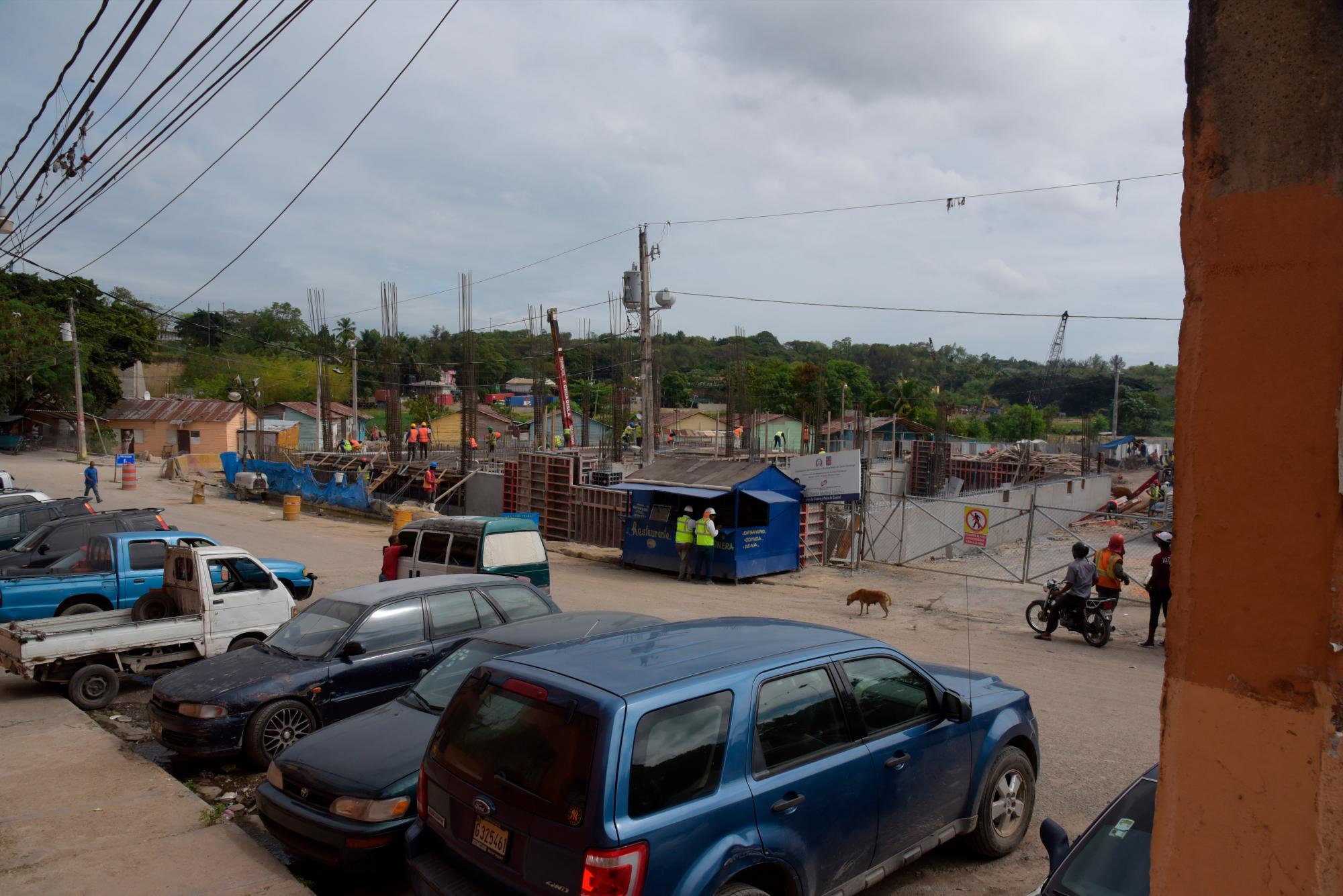 Otro ángulo de la estación de bombeo