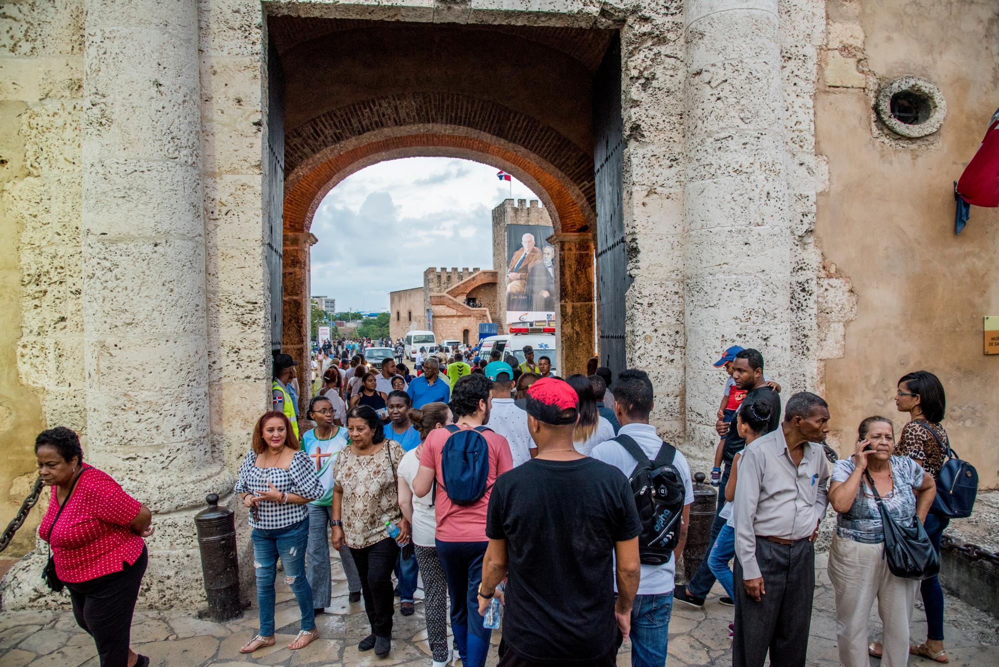 El flujo de visitantes fue creciendo a lo largo del día