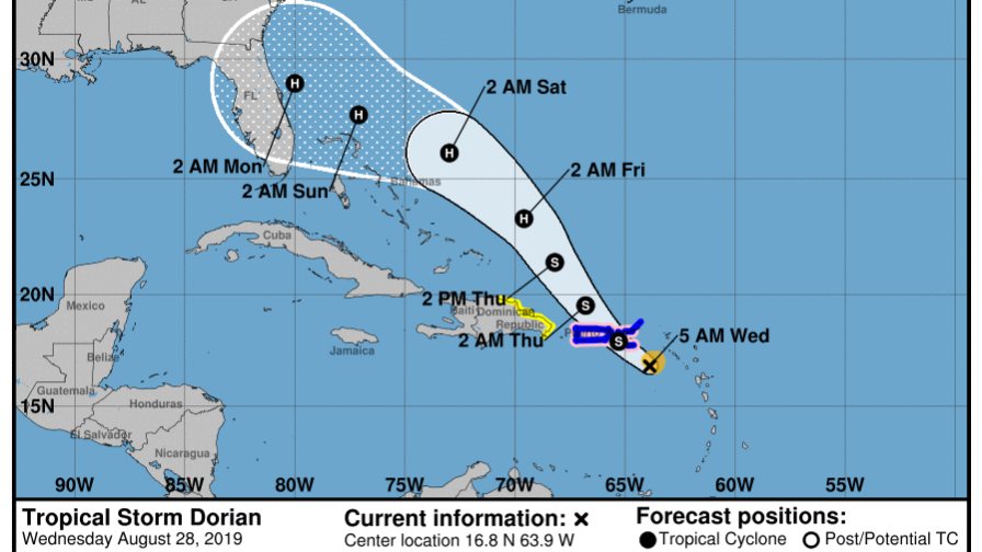 Meteorología mantiene alerta de tormenta desde isla Saona hasta Puerto Plata