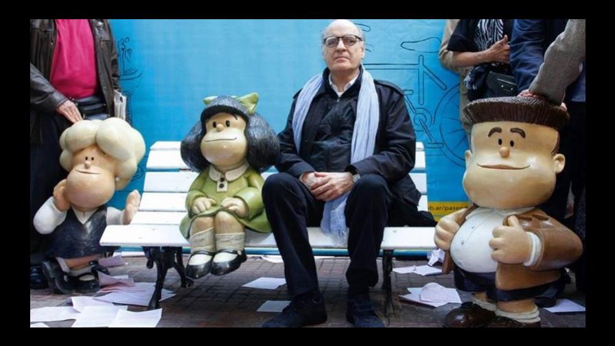 Quino, el creador de Mafalda, festeja su 87 cumpleaños rodeado de su familia