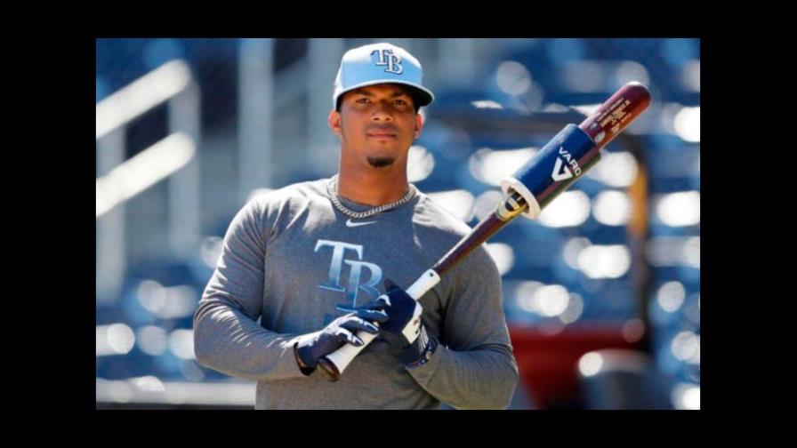 Wander Franco a entrenamientos de Rays