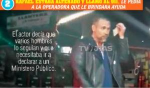 Rafael Amaya captado corriendo y con supuesto delirio de persecuci&oacute;n