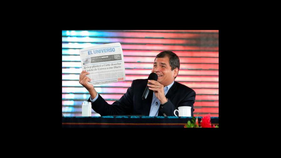 Periodistas piden justicia tras “persecución” de expresidente en Ecuador