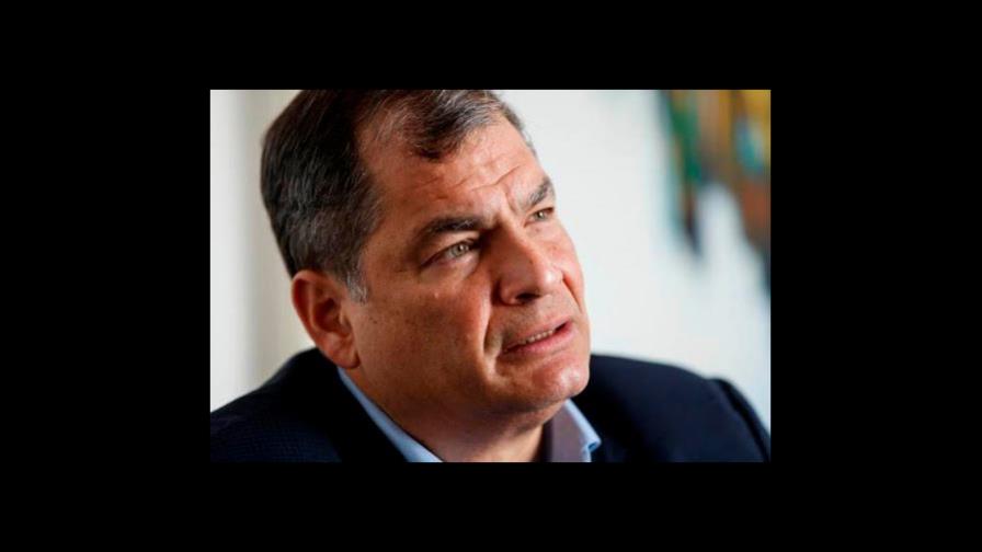 Correa llama a votar por Andrés Arauz en las elecciones ecuatorianas