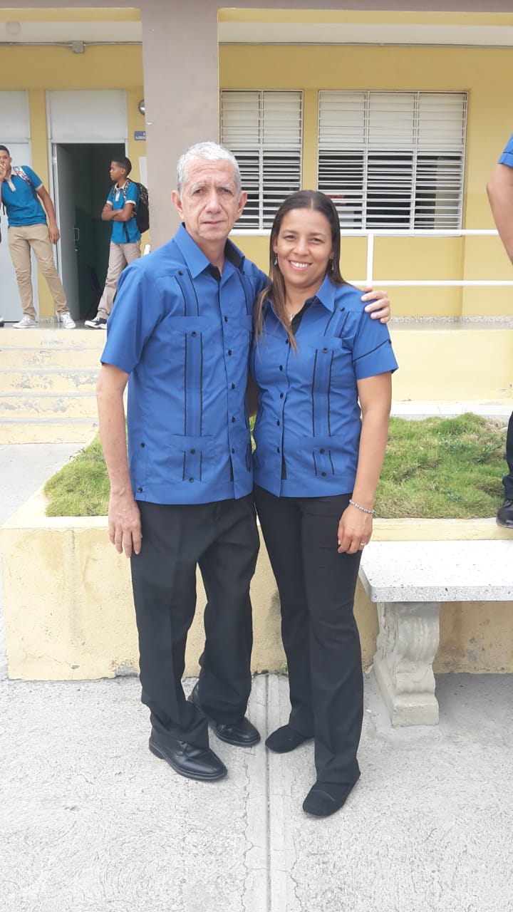 Ramón Custodio y Ana Bertha Troncoso, del cuerpo docente de El Pinar