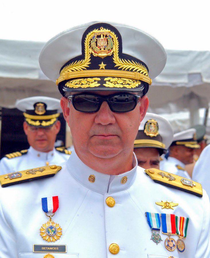 Ramón Gustavo Betances, el nuevo comandante de la Armada de RD