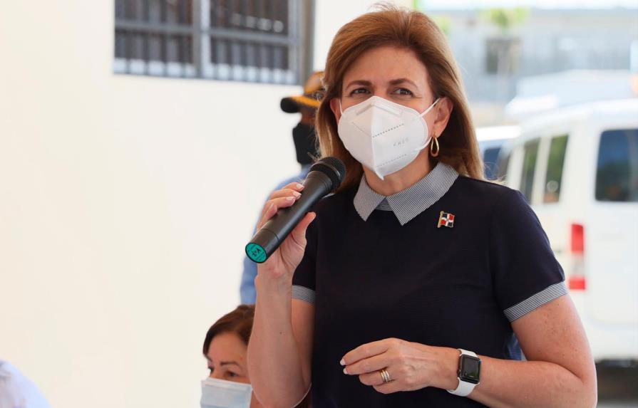 Vicepresidenta Raquel Peña se vacunará este lunes en el Centro Olímpico