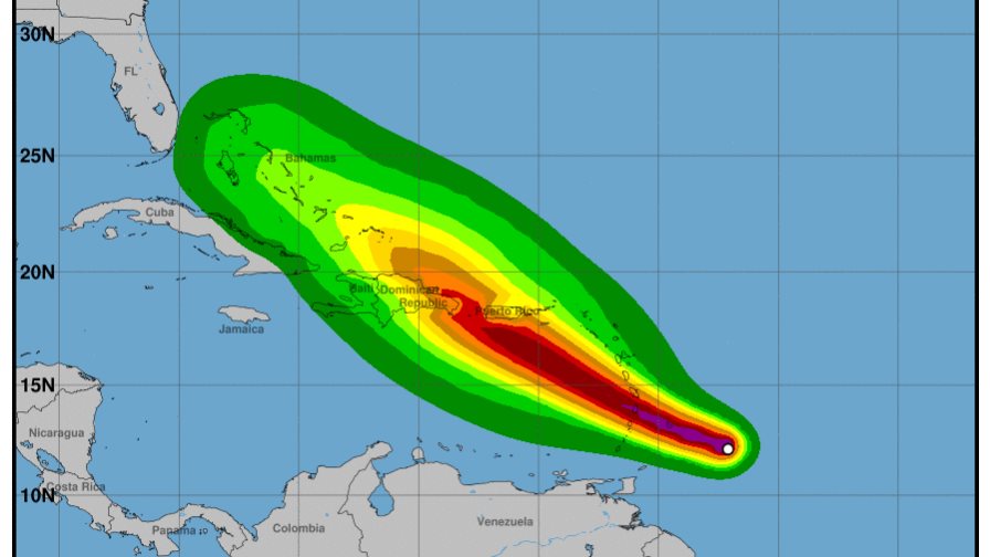 República Dominicana sufriría impacto directo de lluvias y vientos del ciclón Dorian