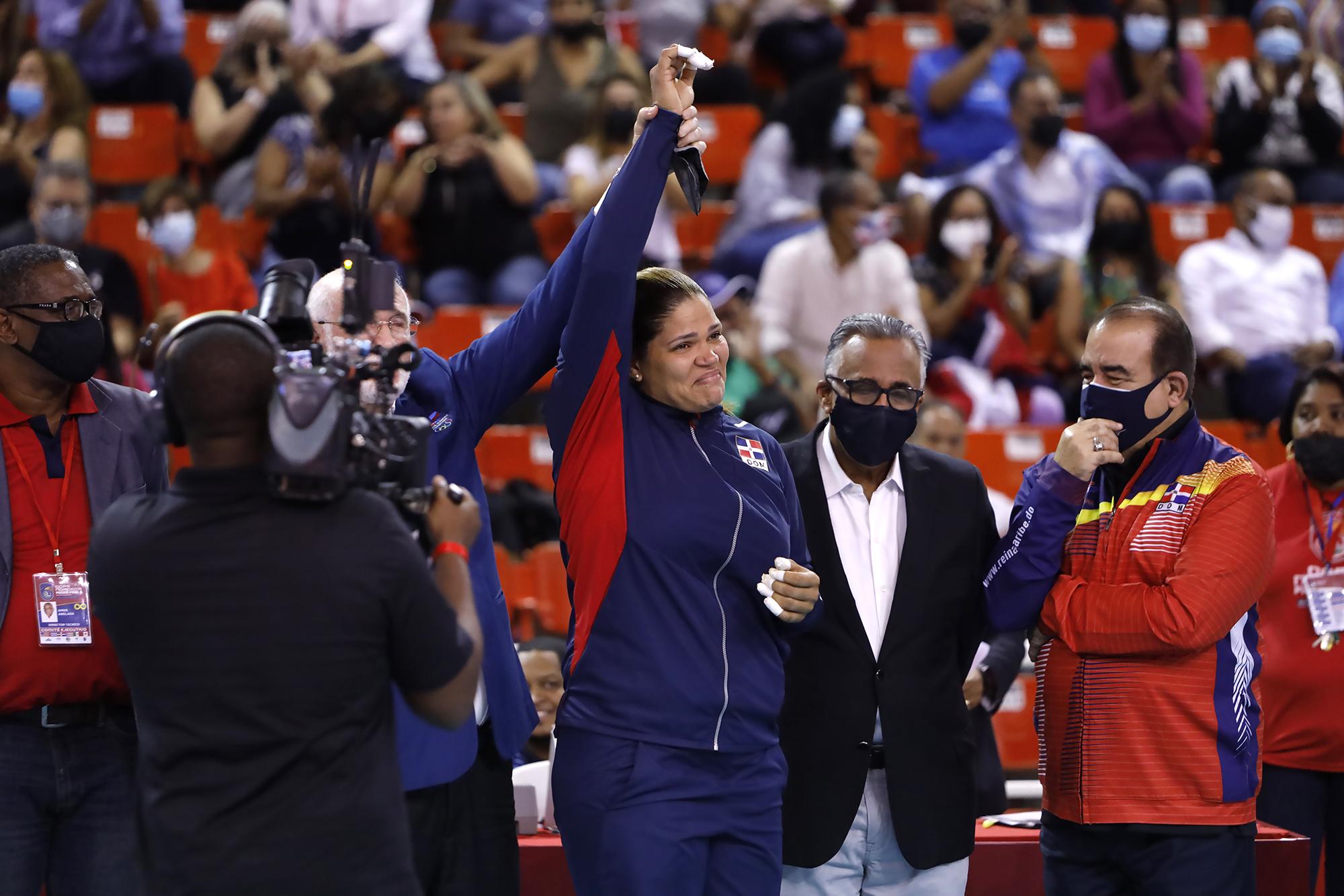 La eterna capitana de las Reinas del Caribe, Prisilla Rivera, dirá adiós a la selección al finalizar el evento. (Foto: Nelson Pulido / Reinas del Caribe)