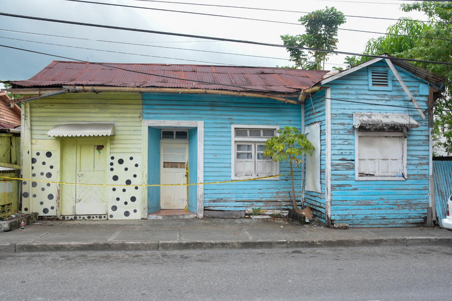Residencia de la víctima y el victimario.