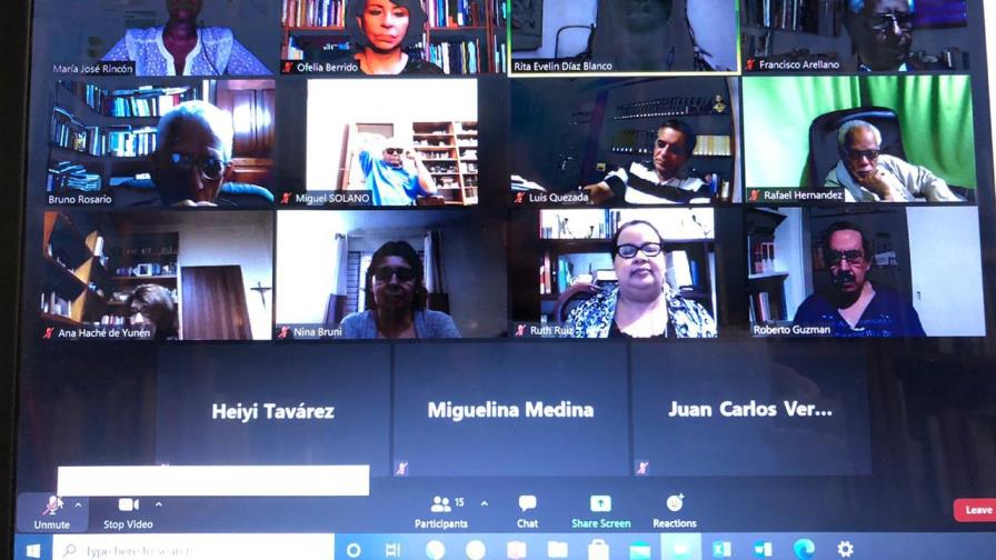 Academia Dominicana de la Lengua celebra su reunión virtual Academia Dominicana de la Lengua celebra su reunión virtual