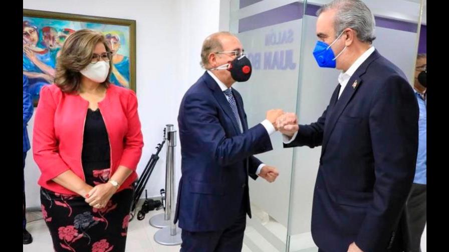 Concluye reunión entre el presidente Abinader y la cúpula del PLD