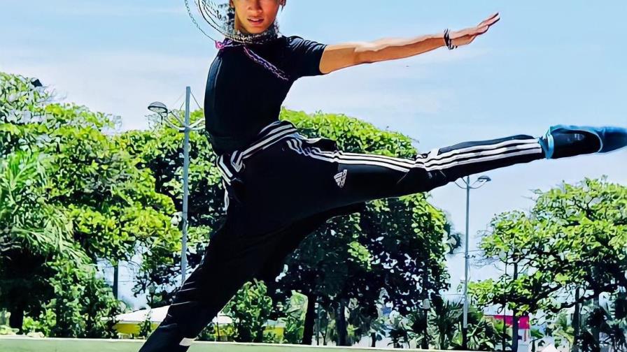Roky Mendoza, un bailarín dominicano que brilla sobre hielo en Oslo