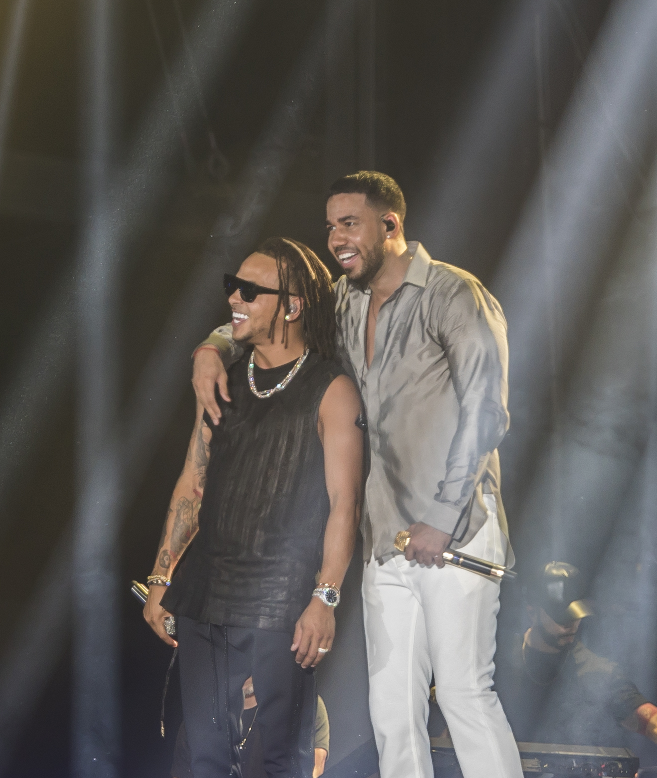 Ozuna y Romeo Santos. Ozuna fue de los más aclamados