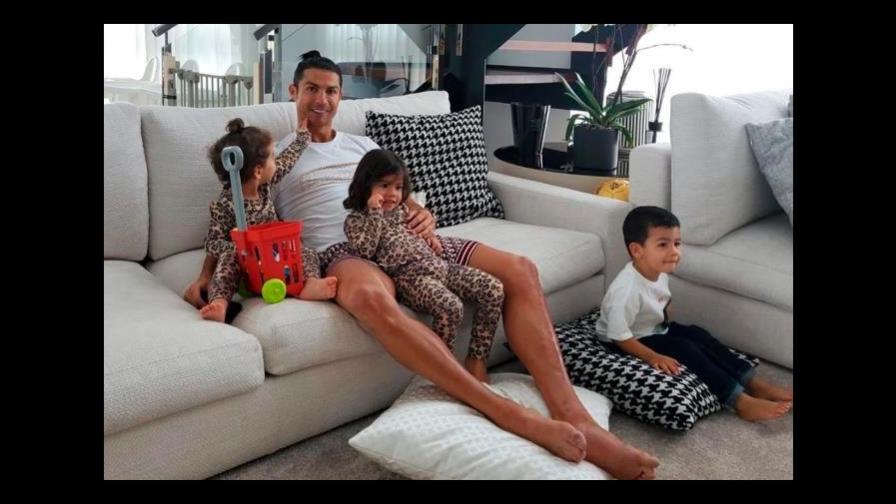 Ronaldo y los problemas de “teletrabajar” con sus hijos en casa