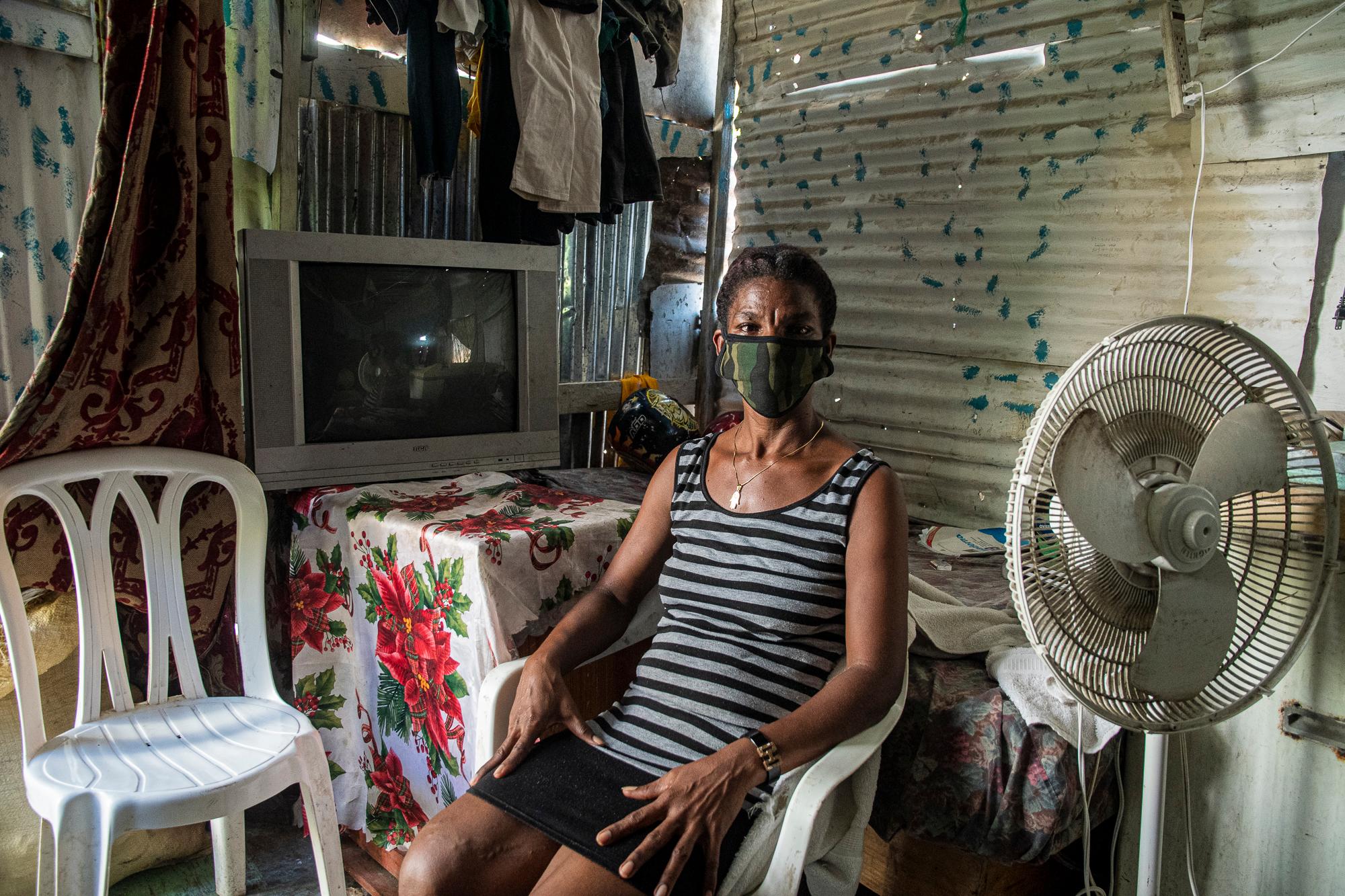 Rosidanilza Beltré no ha logrado ser beneficiaria del plan “Quédate en Casa”.