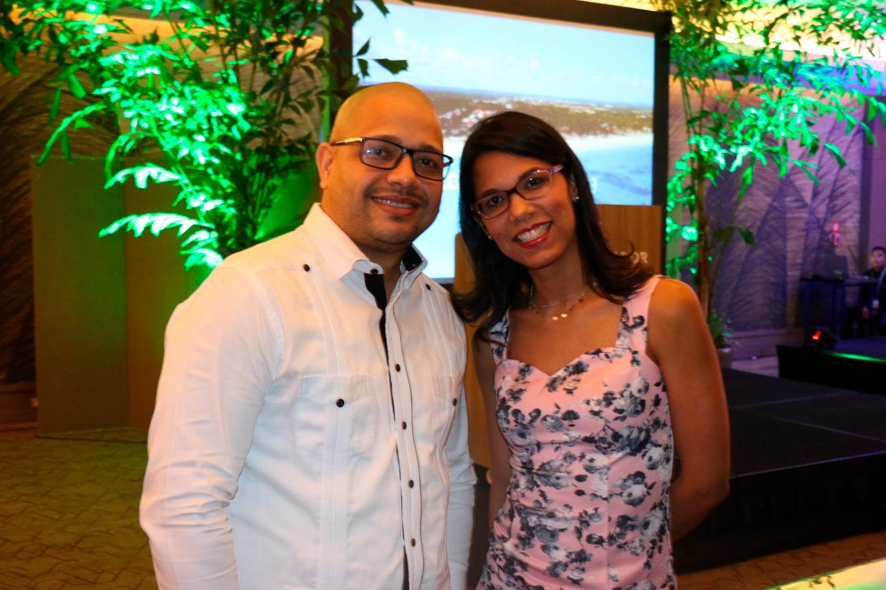 Ruddy Ramos y Rosmery Calcaño.