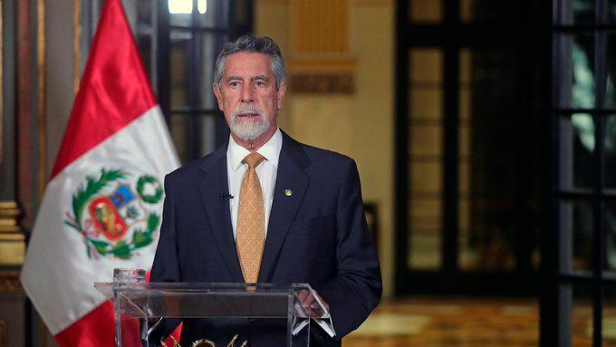 Perú afronta uno de los momentos más críticos de su historia, dice presidente Sagasti