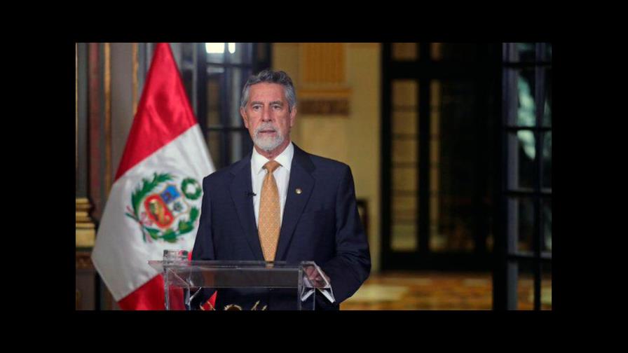 Perú afronta uno de los momentos más críticos de su historia, dice presidente Sagasti