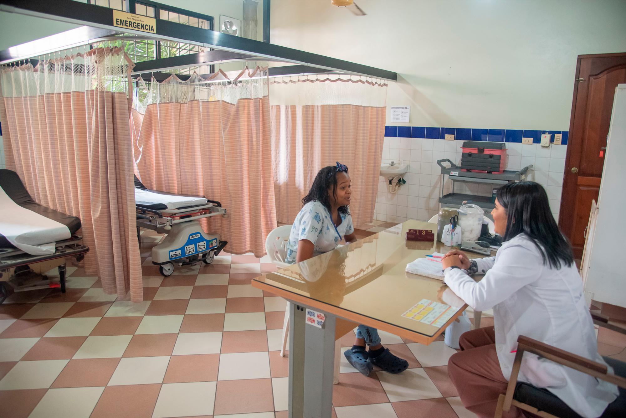 Sala de emergencias del Instituto contra la Diabetes en Santiago