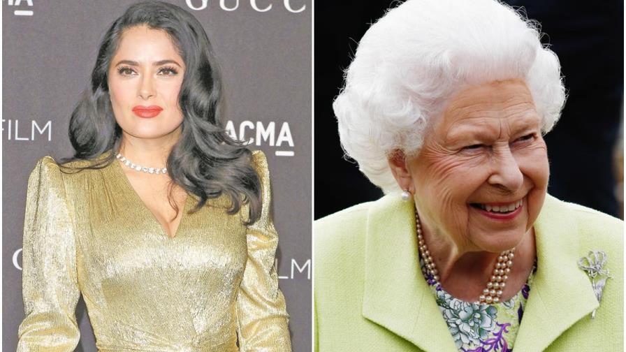 ¿Es Salma Hayek más rica que la reina Isabel?