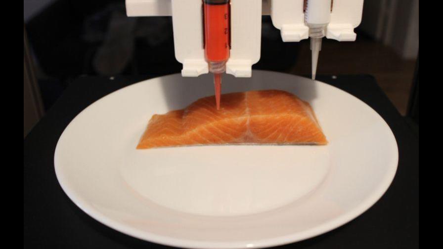 Empresa creará filete de salmón usando impresora 3D 