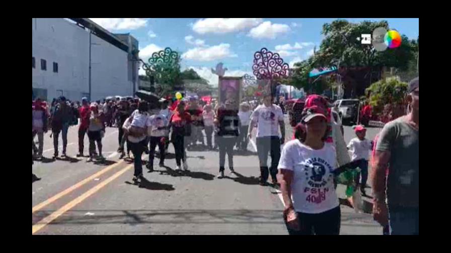 Sandinistas realizan caminatas por la paz en Nicaragua en medio de crisis