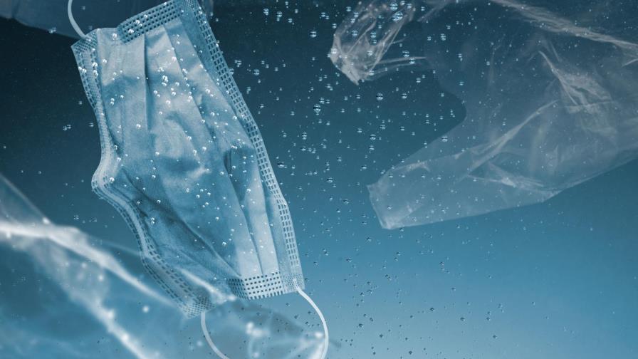 La mala eliminación de mascarillas puede crear un desastre medioambiental