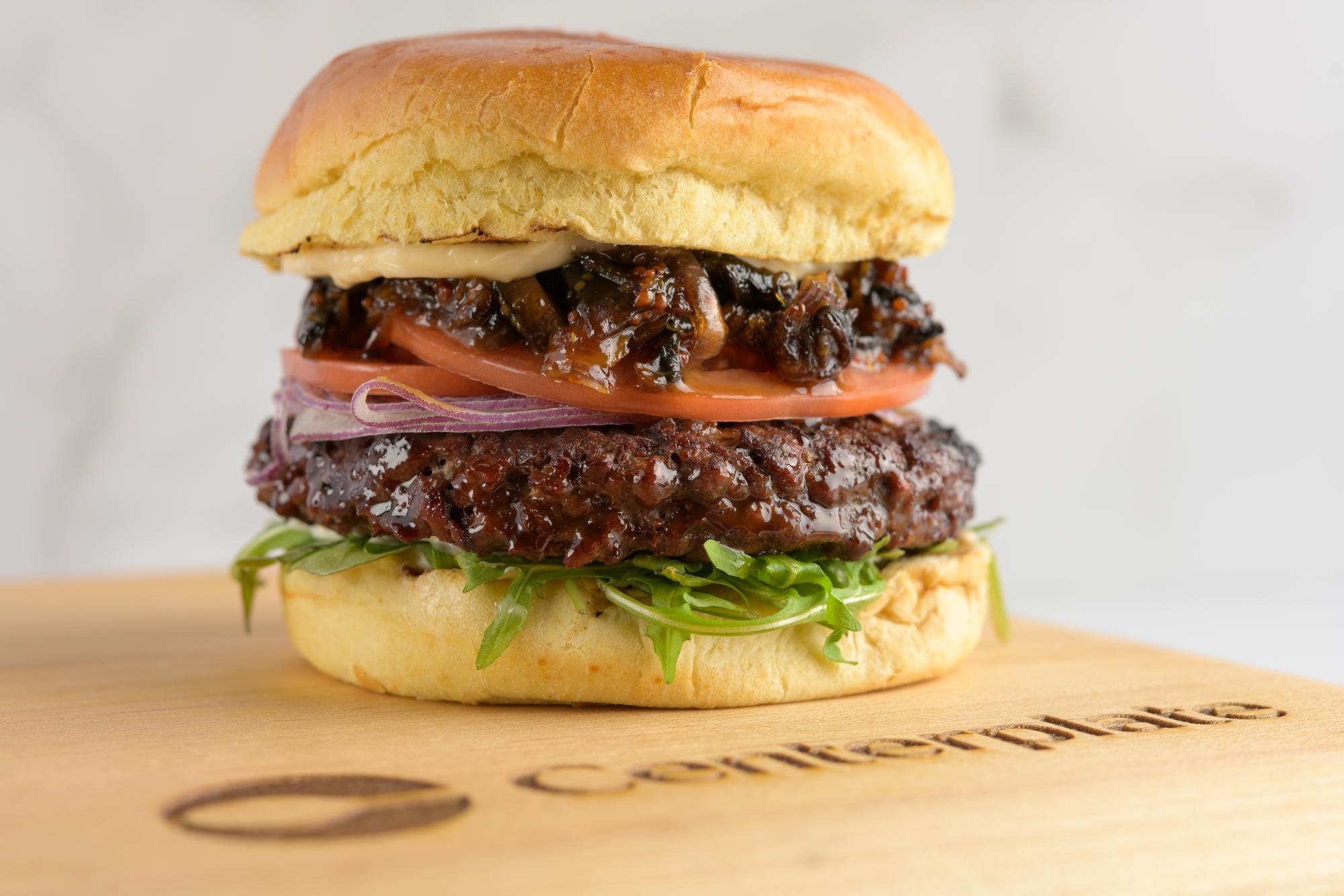 Centerplate Impossible Burger on Board Hori