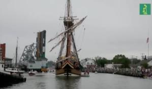 El Matflower II se alista para regresar Plymouth