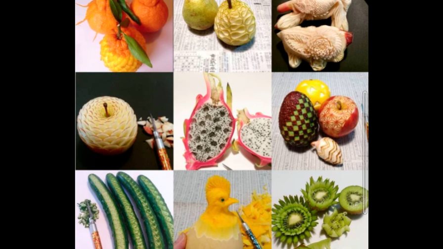 Un artista japonés convierte cualquier verdura en una obra de arte