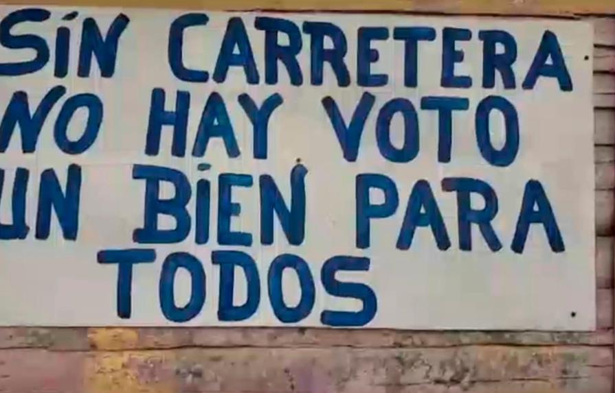“Sin arreglo de calles, no hay voto”, advierten comunitarios de Santiago Rodríguez al Gobierno