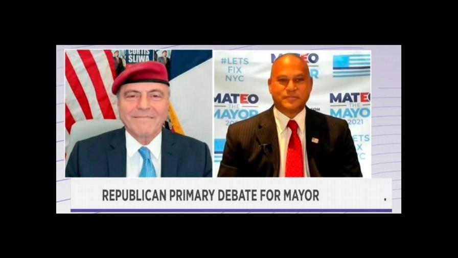 Apagan micrófonos a Mateo y Sliwa por insultos y caos en debate republicano a la alcaldía 