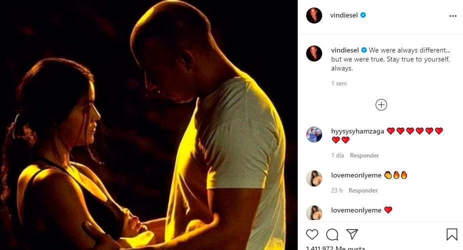El mensaje de Vin Diesel a Michelle Rodríguez antes del estreno de FF9