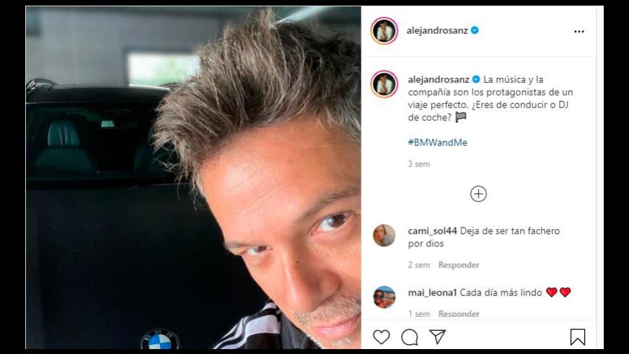 Con una foto inédita de su juventud, Alejandro Sanz sorprendió a todos sus fans