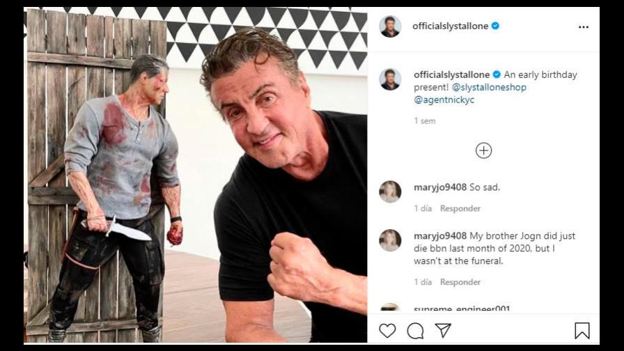 A sus 74 años, así entrena Sylvester Stallone