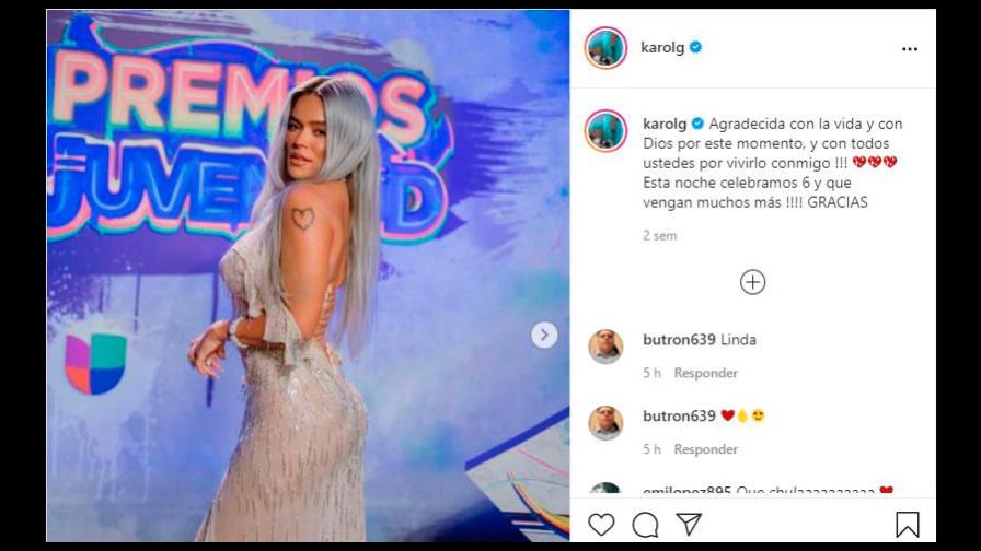 No le importan las críticas, Karol G rompe las redes