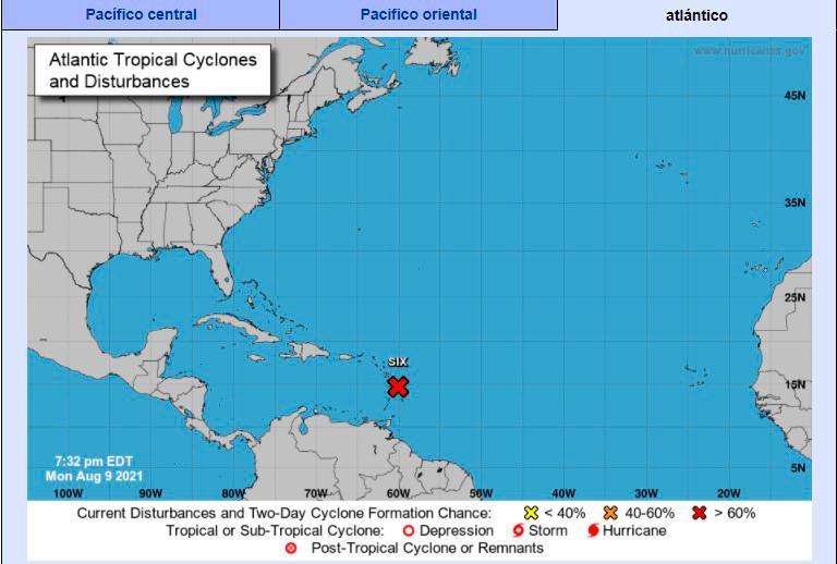 Emiten avisos de tormenta tropical para las islas del Caribe