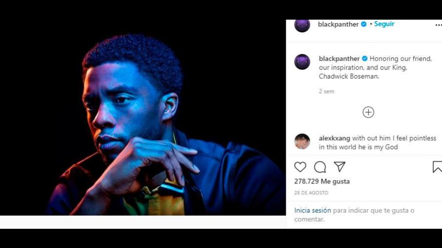 La Universidad de Washington homenajeó a Chadwick Boseman