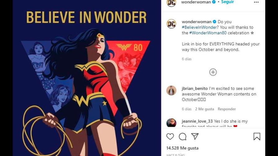 Wonder Woman cumple 80 años ¡se vienen los festejos!