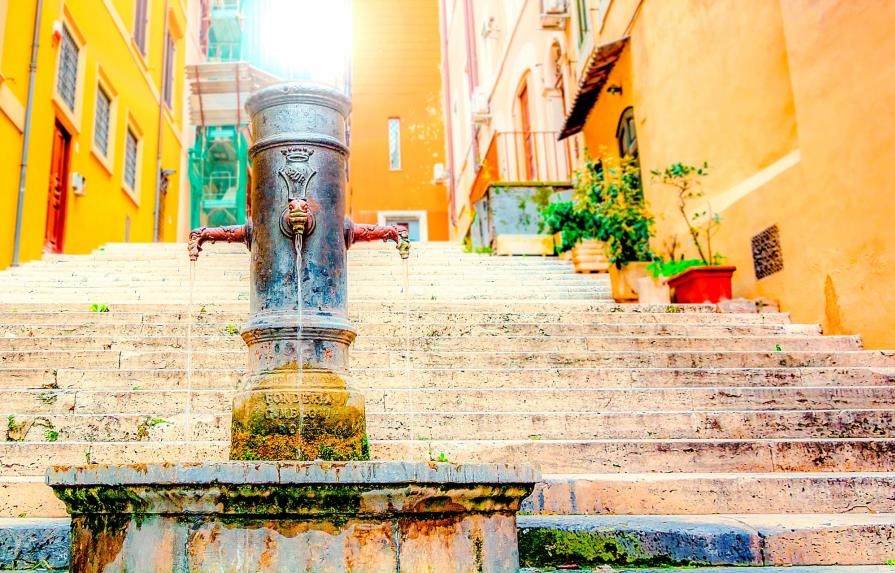 Las 2,000 fuentes de Roma de las que el agua mana sin pausa