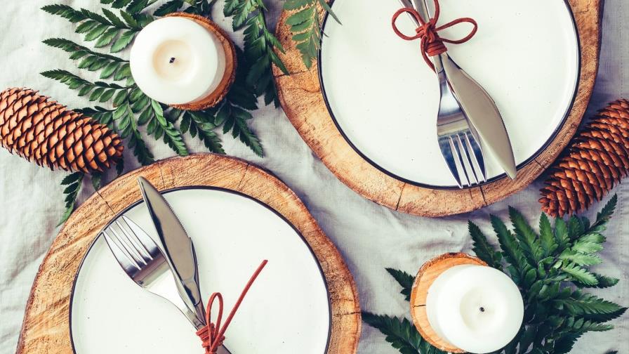 Escoge la sencillez para tu mesa navideña